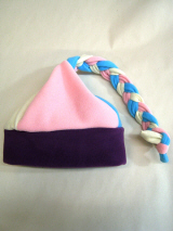 braided fleece hat