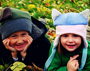 Dragon and animal fleece hats