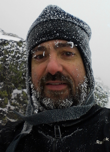 Mountain hat in the snow Mount Adams New Hamshire