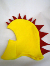 kids balaclava with dragon spikes